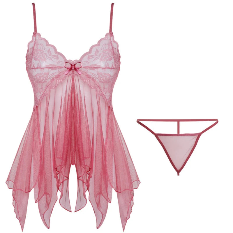 Lace Open-Cup Bridal Bodysuit
